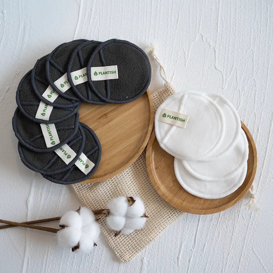  Disques Démaquillants Réutilisables – Set Coton + Bambou - 0